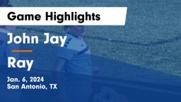 John Jay  vs Ray  Game Highlights - Jan. 6, 2024