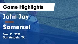 John Jay  vs Somerset  Game Highlights - Jan. 12, 2024