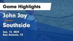 John Jay  vs Southside  Game Highlights - Jan. 12, 2024