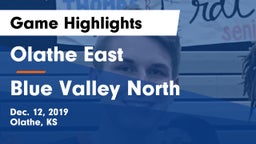 Olathe East  vs Blue Valley North  Game Highlights - Dec. 12, 2019