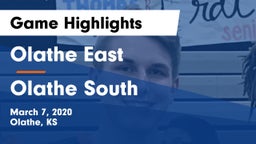 Olathe East  vs Olathe South  Game Highlights - March 7, 2020