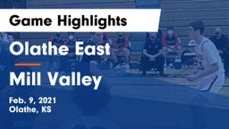 Olathe East  vs Mill Valley  Game Highlights - Feb. 9, 2021