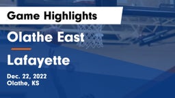 Olathe East  vs Lafayette  Game Highlights - Dec. 22, 2022