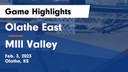 Olathe East  vs MIll Valley  Game Highlights - Feb. 3, 2023