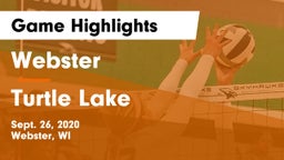 Webster  vs Turtle Lake  Game Highlights - Sept. 26, 2020
