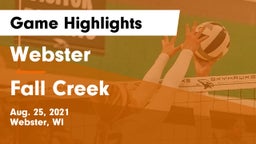 Webster  vs Fall Creek Game Highlights - Aug. 25, 2021