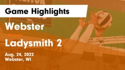 Webster  vs Ladysmith 2 Game Highlights - Aug. 24, 2022