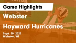 Webster  vs Hayward Hurricanes  Game Highlights - Sept. 30, 2023