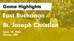 East Buchanan  vs St. Joseph Christian Game Highlights - Sept. 19, 2022
