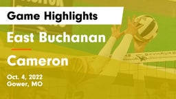 East Buchanan  vs Cameron  Game Highlights - Oct. 4, 2022
