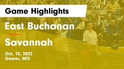 East Buchanan  vs Savannah  Game Highlights - Oct. 15, 2022