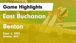 East Buchanan  vs Benton  Game Highlights - Sept. 6, 2023