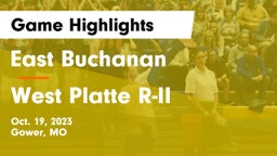 East Buchanan  vs West Platte R-II  Game Highlights - Oct. 19, 2023