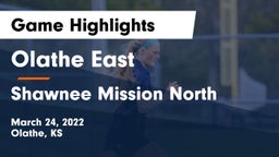 Olathe East  vs Shawnee Mission North  Game Highlights - March 24, 2022