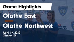 Olathe East  vs Olathe Northwest  Game Highlights - April 19, 2022