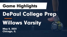DePaul College Prep vs Willows Varsity Game Highlights - May 8, 2024