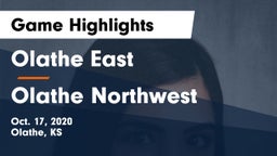 Olathe East  vs Olathe Northwest  Game Highlights - Oct. 17, 2020