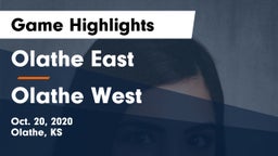 Olathe East  vs Olathe West   Game Highlights - Oct. 20, 2020