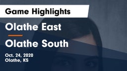 Olathe East  vs Olathe South  Game Highlights - Oct. 24, 2020