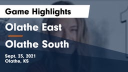 Olathe East  vs Olathe South  Game Highlights - Sept. 23, 2021