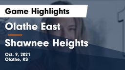 Olathe East  vs Shawnee Heights  Game Highlights - Oct. 9, 2021
