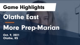 Olathe East  vs More Prep-Marian  Game Highlights - Oct. 9, 2021