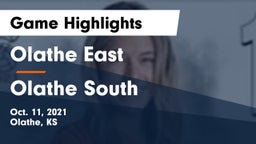 Olathe East  vs Olathe South  Game Highlights - Oct. 11, 2021