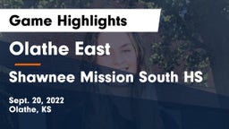 Olathe East  vs Shawnee Mission South HS Game Highlights - Sept. 20, 2022