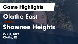 Olathe East  vs Shawnee Heights  Game Highlights - Oct. 8, 2022