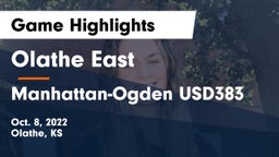 Olathe East  vs Manhattan-Ogden USD383 Game Highlights - Oct. 8, 2022