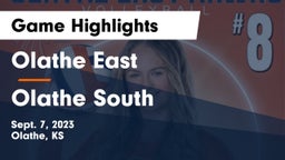 Olathe East  vs Olathe South  Game Highlights - Sept. 7, 2023