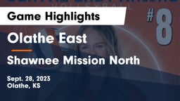 Olathe East  vs Shawnee Mission North  Game Highlights - Sept. 28, 2023