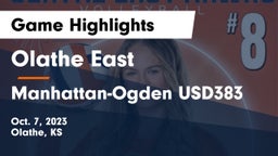 Olathe East  vs Manhattan-Ogden USD383 Game Highlights - Oct. 7, 2023