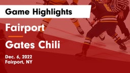 Fairport  vs Gates Chili  Game Highlights - Dec. 6, 2022
