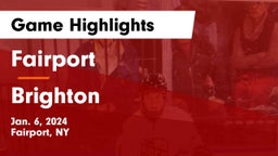 Fairport  vs Brighton  Game Highlights - Jan. 6, 2024