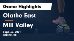 Olathe East  vs MIll Valley  Game Highlights - Sept. 30, 2021