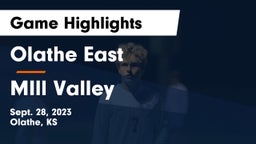 Olathe East  vs MIll Valley  Game Highlights - Sept. 28, 2023