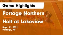Portage Northern  vs Holt at Lakeview  Game Highlights - Sept. 11, 2021
