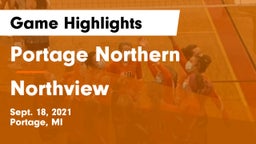 Portage Northern  vs Northview  Game Highlights - Sept. 18, 2021