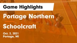 Portage Northern  vs Schoolcraft Game Highlights - Oct. 2, 2021