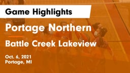 Portage Northern  vs Battle Creek Lakeview  Game Highlights - Oct. 6, 2021