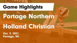Portage Northern  vs Holland Christian Game Highlights - Oct. 9, 2021