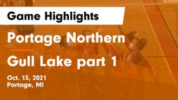 Portage Northern  vs Gull Lake part 1 Game Highlights - Oct. 13, 2021