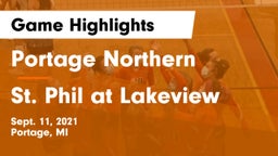 Portage Northern  vs St. Phil at Lakeview Game Highlights - Sept. 11, 2021