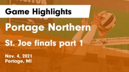 Portage Northern  vs St. Joe finals part 1 Game Highlights - Nov. 4, 2021