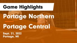 Portage Northern  vs Portage Central  Game Highlights - Sept. 21, 2022