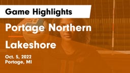 Portage Northern  vs Lakeshore  Game Highlights - Oct. 5, 2022