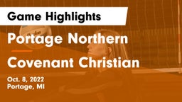 Portage Northern  vs Covenant Christian Game Highlights - Oct. 8, 2022