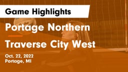 Portage Northern  vs Traverse City West  Game Highlights - Oct. 22, 2022