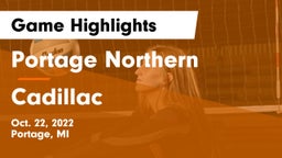 Portage Northern  vs Cadillac  Game Highlights - Oct. 22, 2022